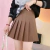 Saia Plissada Coreana Khaki - loja online