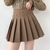 Saia Plissada Coreana Khaki - Japan Store Br
