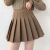 Saia Plissada Coreana Khaki - Japan Store Br