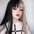 Peruca coreana loira e preta cosplay - comprar online