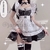 Vestido Maid empregada cosplay