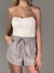 Shorts Linho Bite Cinza - Briê Brand