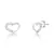 BRINCO LOVE CRAVEJADO - PRATA 925