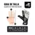 Par Guantes Portero Para futbol con Varillas # 8 Fire Sports GUANTE PORTERO NEGRO - comprar en línea