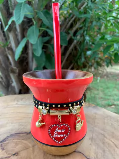 Kit Chimarrão Completo Premium: Cuia + Bomba + Pulseira - comprar online