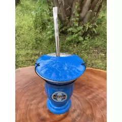 Kit de Chimarrão Cuia Porongo Tapa Erva Bomba Inox Grêmio / Inter na internet