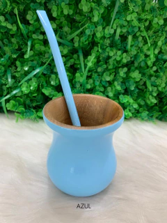 Kit Chimarrão: Cuia Colorida + Bomba colorida - loja online