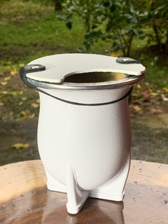 Kit Cuia de Chimarrão Porongo Torpedo Bocal Inox Colorida + Tapa Erva - Chima Box
