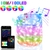 Árvore de Natal Luzes RGB Inteligente Controle Bluetooth USB LED Corda Lâmpada - comprar online
