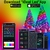 Árvore de Natal Luzes RGB Inteligente Controle Bluetooth USB LED Corda Lâmpada - loja online