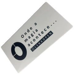 Placa Sinalização Ambiente Espelhada Personalizada 40x20 - comprar online