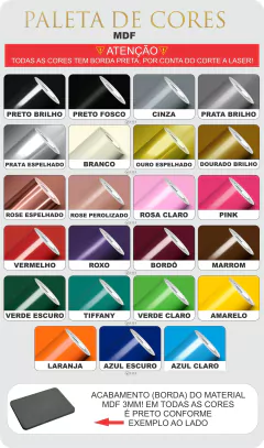 Logo de Parede em MDF 6mm - Vita Studio