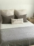Pie de cama Tusor RAYAS Queen - comprar online