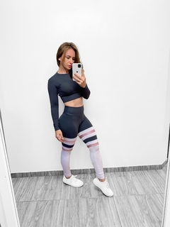 Cropped Ella grafite - comprar online