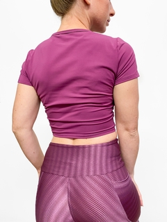 Cropped Julia roxo - loja online