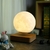 Luz noturna LED 3D com toque criativo, levitação magnética, lua, lâmpadas flutuantes giratórias - drop buy