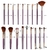 Conjunto de ferramentas de pincéis de maquiagem MAANGE Pó cosmético Sombra para os olhos Fundação