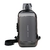 Bolsa Men Sling Mochila Transversal Ombro No Peito Anti-roubo Viagem Motociclista R - loja online