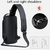 Bolsa Men Sling Mochila Transversal Ombro No Peito Anti-roubo Viagem Motociclista R