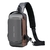 Bolsa Men Sling Mochila Transversal Ombro No Peito Anti-roubo Viagem Motociclista R - comprar online