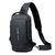 Imagem do Bolsa Men Sling Mochila Transversal Ombro No Peito Anti-roubo Viagem Motociclista R