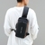 Bolsa Men Sling Mochila Transversal Ombro No Peito Anti-roubo Viagem Motociclista R na internet