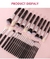 Conjunto de pincéis de maquiagem preto BEILI Base de pincéis de cabelo de cabra naturais profissionais - loja online