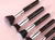 Conjunto de pincéis de maquiagem preto BEILI Base de pincéis de cabelo de cabra naturais profissionais - loja online