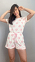 Pijama Rosinha - Poá Rose - comprar online