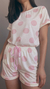Pijama Rosinha - Poá Rose na internet