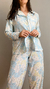 Pijama Nathi Longo - Aquarela Floral - WRUCK.rg