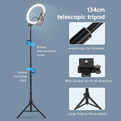 Selfie Ring Light Fotografia Led Rim Of Lamp com suporte para celular Montagem o