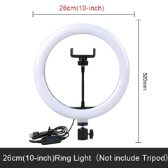 Selfie Ring Light Fotografia Led Rim Of Lamp com suporte para celular Montagem o