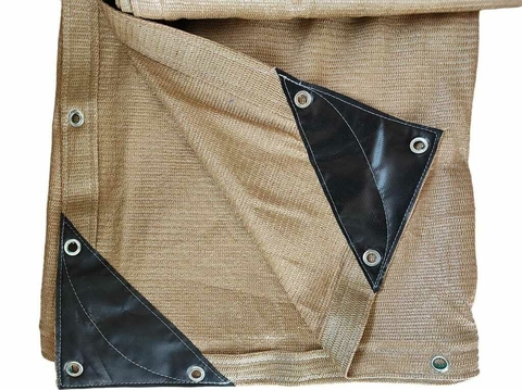 Media Sombra Tela Ojales 4m X 7m 90% Refuerzos Costuras Colores