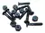 Set 8 Tornillos Skate No Name Allen 1¨ Importados Negros - comprar online