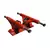Trucks Para Skate Dater Altos High Full Color 149mm Rojo - Kombastore