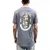 Remera No Name Daga Serigrafiada Gris Oscuro