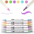 Brush Pen Dual Pastel- Lyke - comprar online