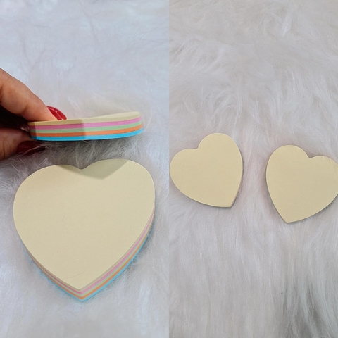 Bloco Adesivo de Coração - BRW