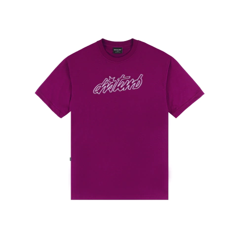 DISTURB - Camiseta Cursive - Roxa