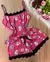 Imagem do Baby Doll Canelado Estampado