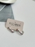 Argola Click Quadrada com Microzircônias Coloridas 3 cm - banho de prata