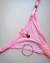 Calcinha fio dental em tule com pingente e lacinho. Loja de lingerie em curitiba. Frozen Intimates.