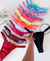 Conjunto de calcinhas fio duplo com regulagem em diversas cores. Frozen Intimates.