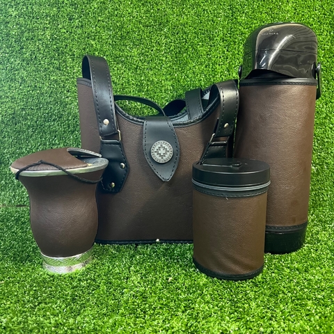 Kit Bolsa luxo completo Café