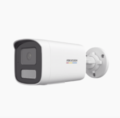 [Dual Light + ColorVu] Bala IP 2 Megapixel / Lente 4 mm / 50 mts IR + 50 mts Luz Blanca / Micrófono Integrado / ACUSENSE Lite / Exterior IP67 / WDR 12