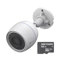Kit de Camara WiFi y Memoria MicroSD, Incluye 1 Pieza CS-C3TN y 1 Pieza HS-TF-L2/32G/P / Detección de Movimiento / Notificación Push / micrófono integrado