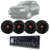 Kit Alto Falante Classic 6 Pol Bomber Bbr 200w + Rádio