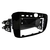 Central Multimidia + Moldura Punto Linea Black Piano + cam - loja online