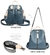Imagem do Mochila moda feminina de couro macio mochila feminina branco alta qualidade viagem